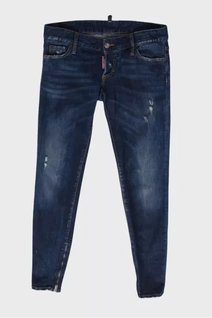 Ripped effect jeans