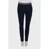 Elasticated classic trousers