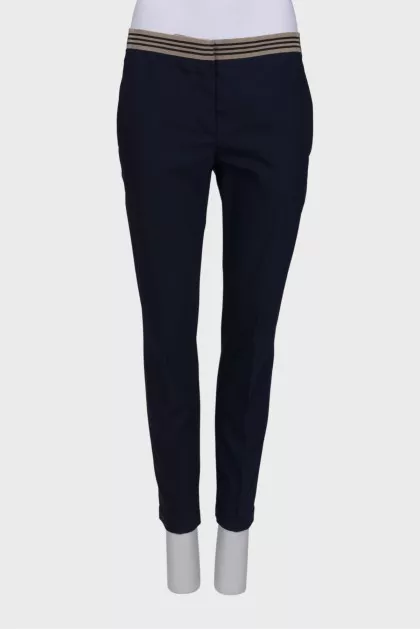 Elasticated classic trousers