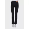 Black straight fit jeans