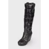 Boots with a puffed top