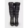 Boots with a puffed top