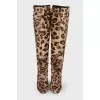 Leopard pony boots