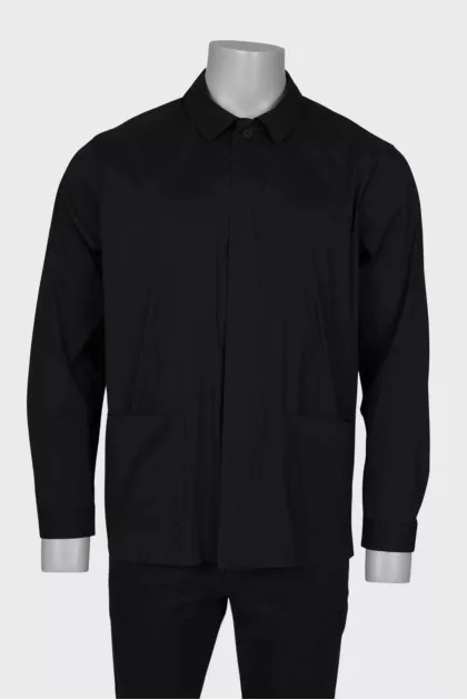 Men's classic black shirt