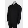 Men's classic black shirt