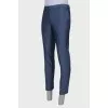 Men's classic gray-blue trousers