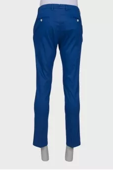 Men's classic blue trousers
