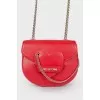 Red bag with keychain