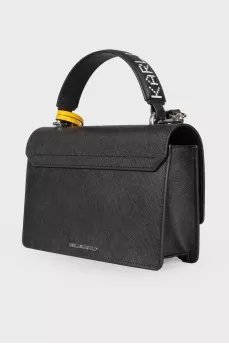Black bag with brand logo