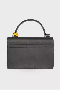 Black bag with brand logo