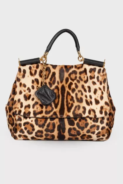 Pony leather Sicily bag