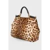Pony leather Sicily bag