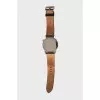 Classic watch with leather strap
