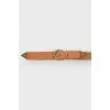 Reversible leather belt
