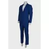 Men's classic blue suit