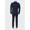 Checked wool suit for men