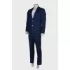 Men's navy blue suit