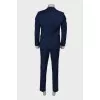 Men's navy blue suit