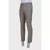 Men's classic gray trousers