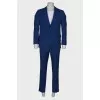 Wool plaid suit for men