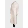 Milk wool coat