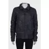 Black jacket with collar