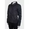 Black jacket with collar