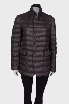 Quilted charcoal jacket