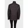 Quilted charcoal jacket