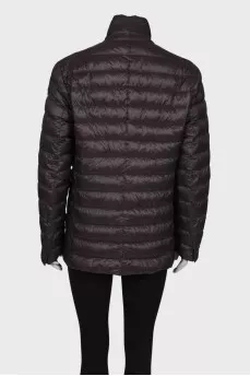Quilted charcoal jacket