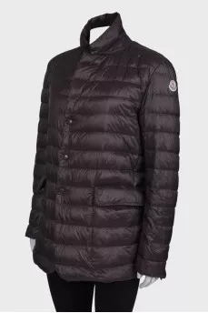 Quilted charcoal jacket