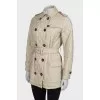 Quilted double-breasted jacket