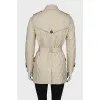 Quilted double-breasted jacket