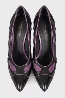 Patterned leather shoes