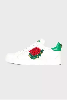 Portofino leather sneakers