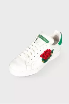 Portofino leather sneakers