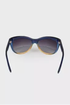 Blue and yellow sunglasses