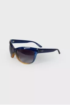 Blue and yellow sunglasses