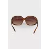 Wood-effect sunglasses
