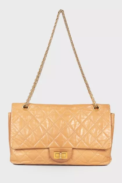 Reissue 2.55 Flap Quilted Aged Calfskin Bag