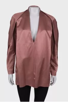 Pink long blouse
