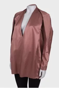 Pink long blouse