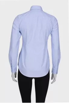 Light blue shirt with embroidery