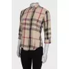 Short sleeve checked shirt