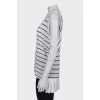 Long T-shirt with frill