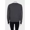 Printed wool sweater