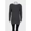 Sweater with cutout back