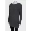 Sweater with cutout back