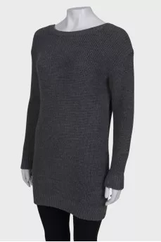 Sweater with cutout back