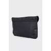 Butterfly leather clutch